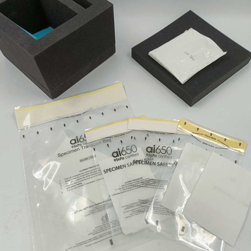 4 borse di Mil Seal Top Specimen Lab per il prezzo all'ingrosso d'imballaggio di spedizione degli esemplari