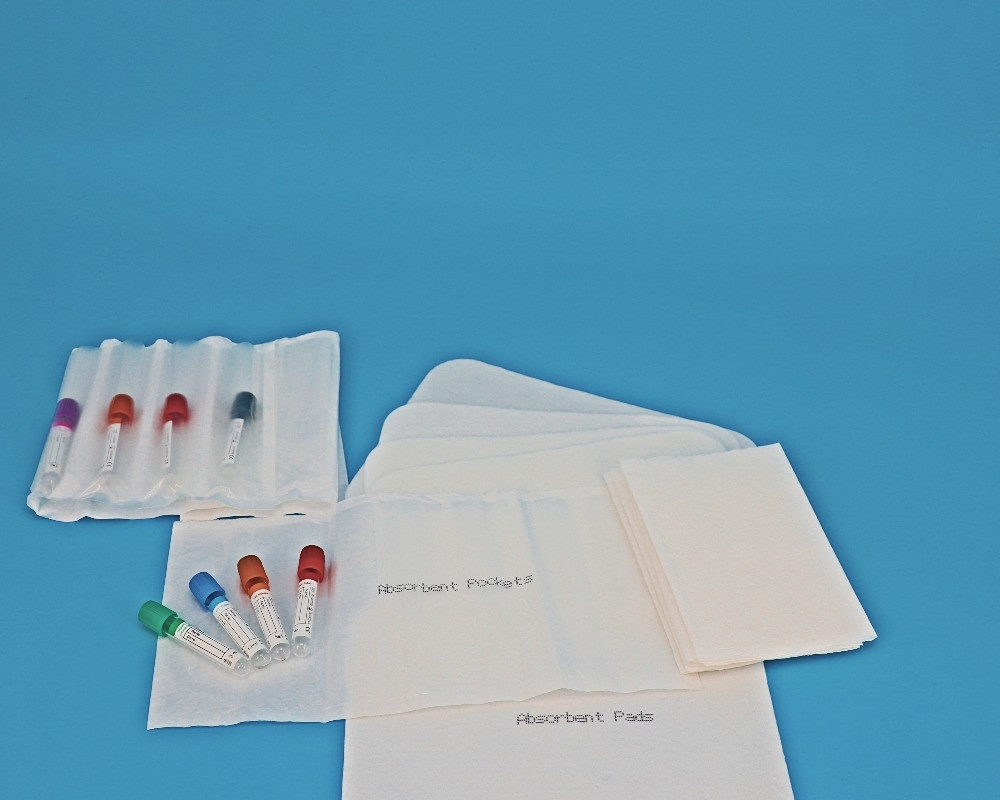 Materiale non tessuto PET / PE Struttura Kit di raccolta campioni per il campionamento di virus