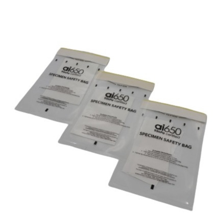 Chiusura Adesivo sensibile alla pressione 95 kPa Sacchetto 500 ml Intervallo di temperatura da -20°C a 50°C Sacchetto di trasporto campione Radiazione gamma