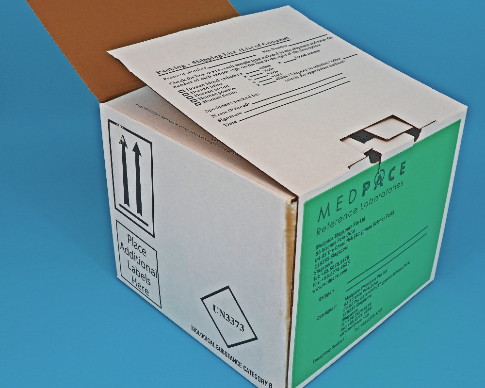 AI650 95kPa Sacchetti per campioni Liquid Tight Laboratory for Detection specimen Imballaggio di trasporto