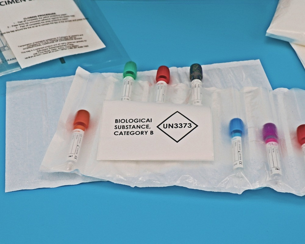 AI650 95kPa Sacchetti per campioni Liquid Tight Laboratory for Detection specimen Imballaggio di trasporto