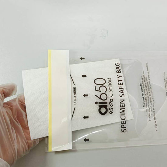 Casella di trasporto per campioni rotondi riutilizzabili bianchi antibatterici / maniche assorbenti 2 mm Pacchetto di 10