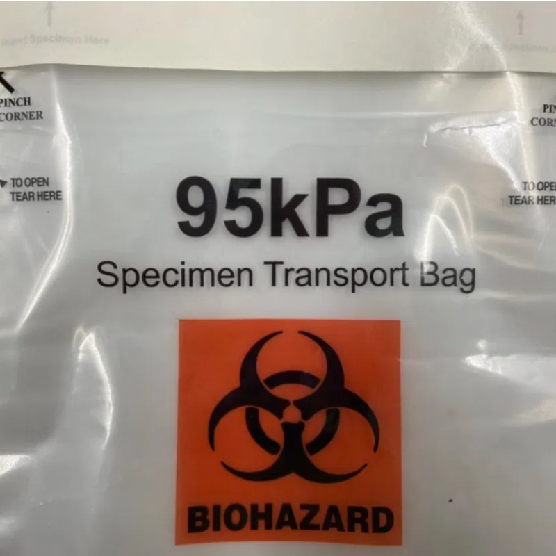 Confezionato per campioni di pericolo biologico con sacchetto a serratura a cerniera