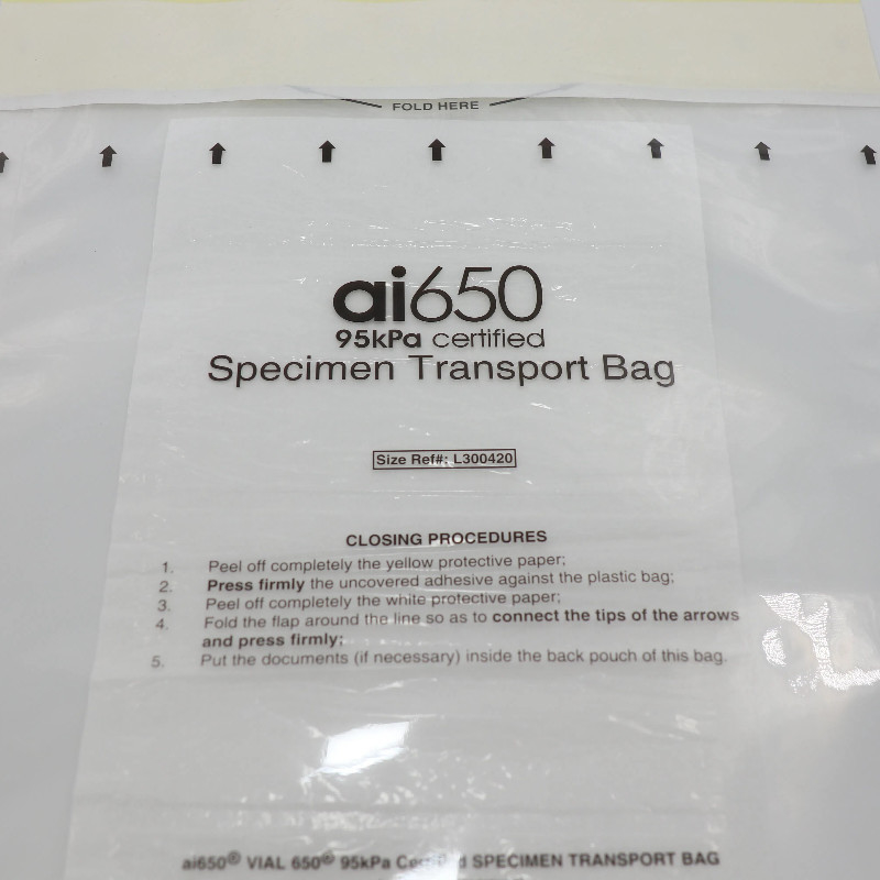 # L30042095 KPa Sacchetti di sicurezza per il trasporto di campioni medici, clinici o diagnostici OD 300 mm X 420 mm