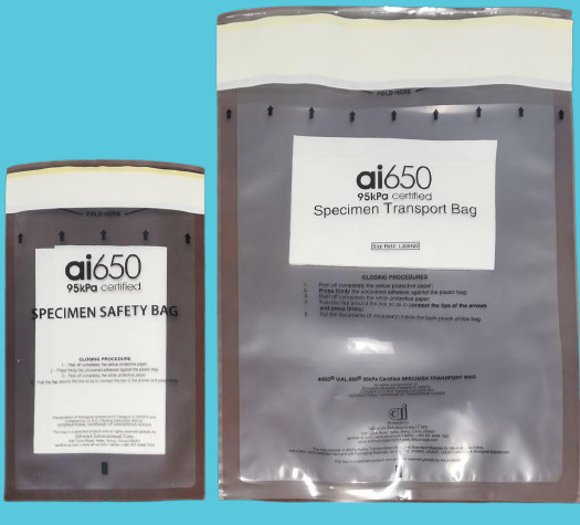 Sacchetti per campioni trasparenti in plastica in PE ricollatibili autoadesivi con ziplock, sacchetto di laboratorio per campioni con stampa del logo Ai 650 con tasca interna, sacchetto di carta