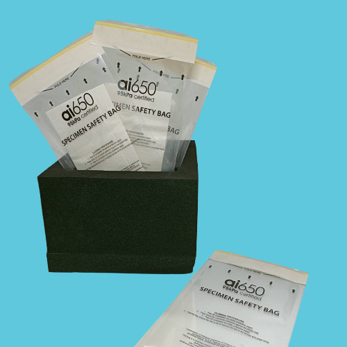 95kpa Medical Grade LDPE Medicine Sample Bag Safety Sealing Waterproof Packing Zip Lock Drug Sample Biohazard Packaging