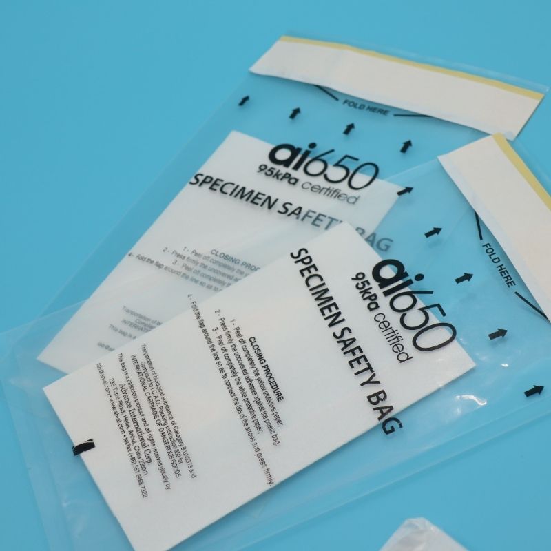 Sacchetti per campioni AIC, modello AI 650 di grado medico per il trasporto sicuro di campioni di laboratorio