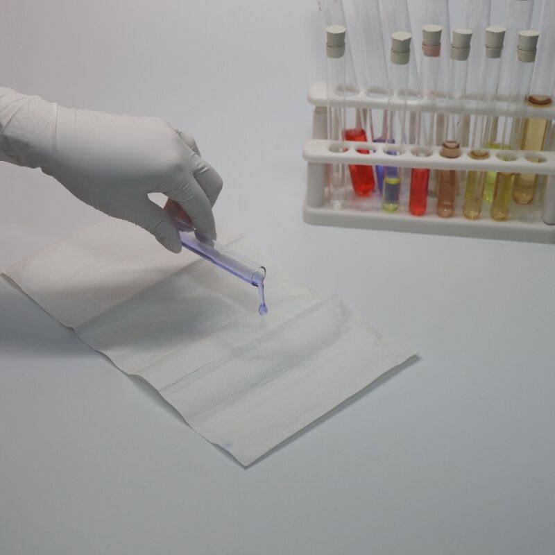 Porta tubo assorbente per sacche per campioni di urina e feci con resistenza alla pressione di 95 KPa