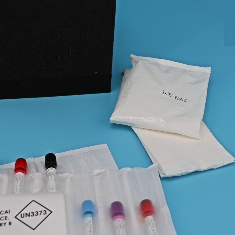 3x4 pollici maniche assorbenti 500 ml sacchetti per UN3373 sacchetti campione 4/6/7 sacchetti assorbente baia per AI650 laboratorio campione trasporto e stoccaggio