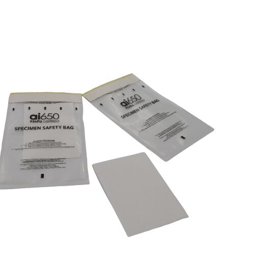 Borsa per campioni con tasca 95kpa Biohazard Scatola per campioni Trasporto Set di scatole per campioni, Sacchetti per il trasporto di campioni Biohazard per laboratorio Bolsa De Muestras