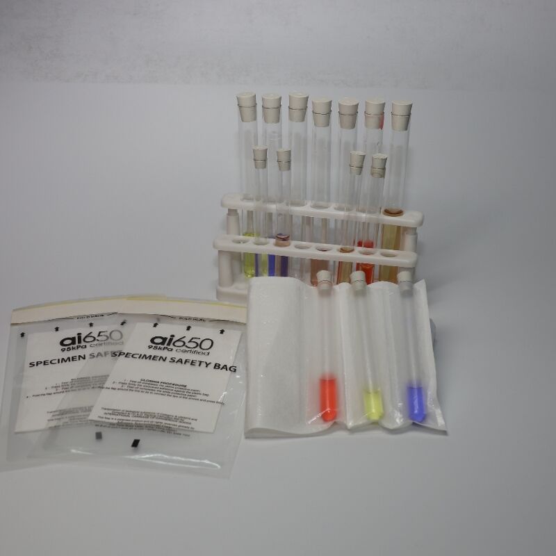 Borsa assorbente con 7 opzioni di presa per il trasporto di campioni di laboratorio