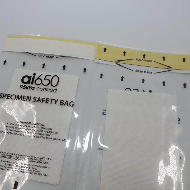 4-Slot & 7-Bay Absorbent Pocket Sleeves / Pouches High-Absorbency Composite Specimen Collection Transport Kits For Clinical & Diagnostic Samples